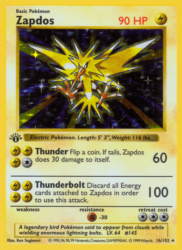 A Pokémon card