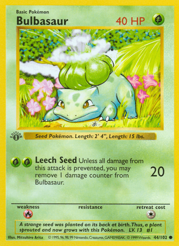 A Pokémon card