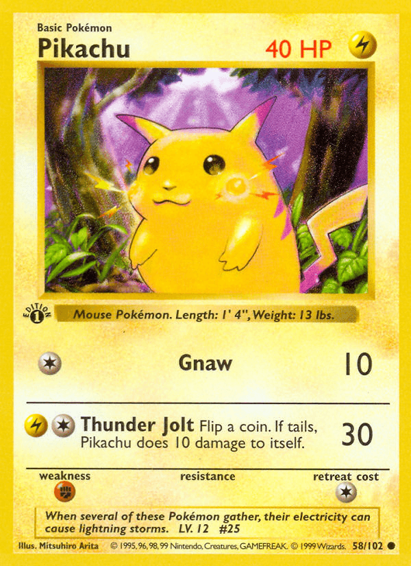 A Pokémon card