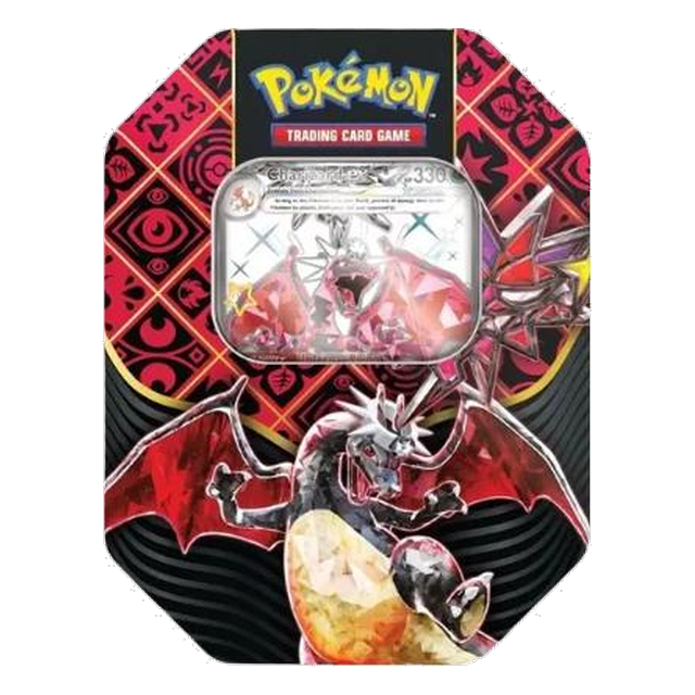 Paldean Fates Charizard ex Tin